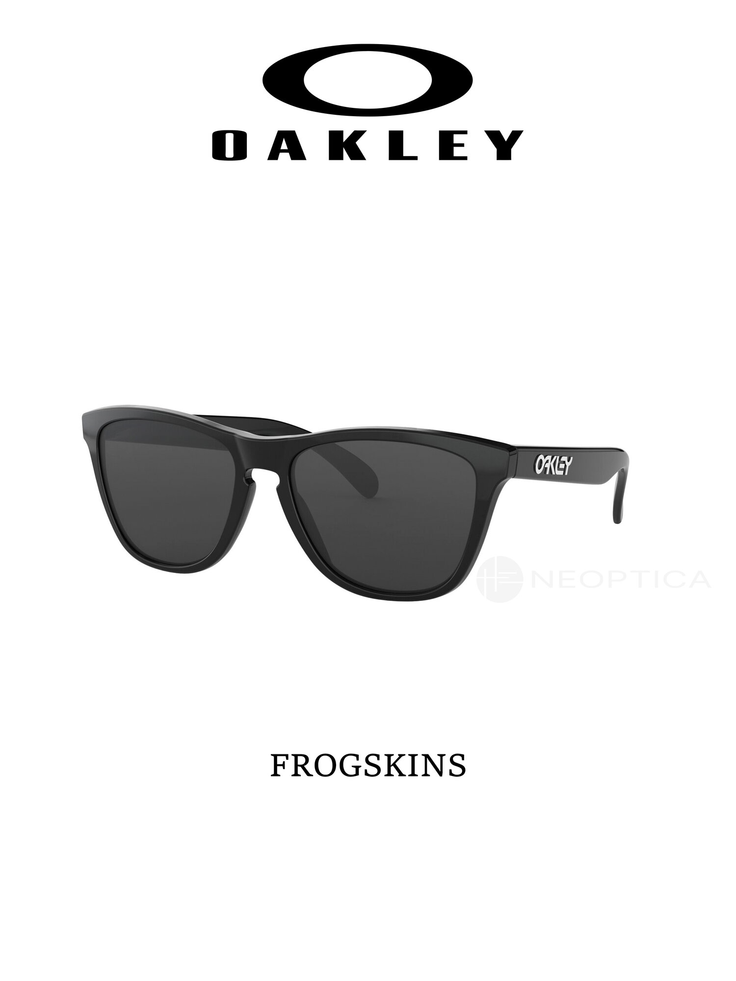 Солнцезащитные очки Oakley, черный