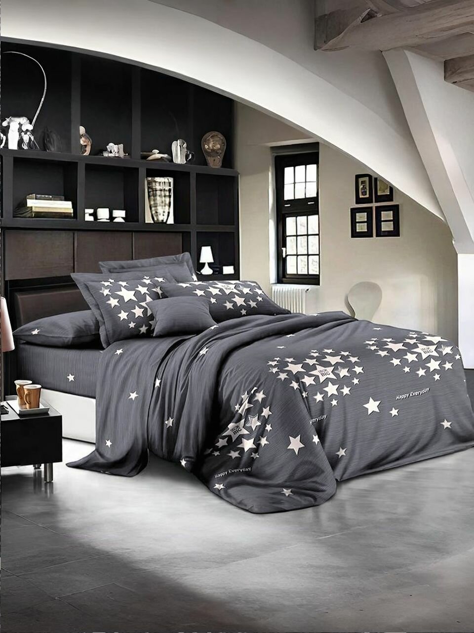 Пододеяльник Жатка 200х200 - "Ночная Симфония"