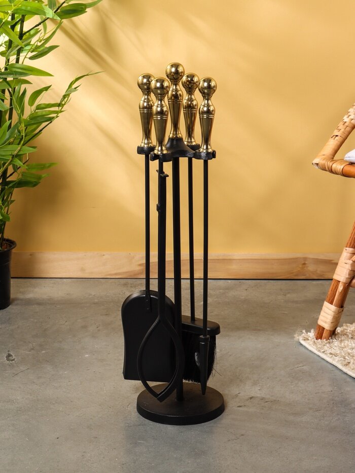 Каминный набор 62 см сталь алюминий