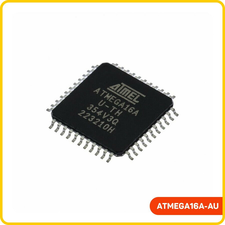 Микроконтроллер Microchip 8-бит AVR (ATmega16A-AU, TQFP-44)