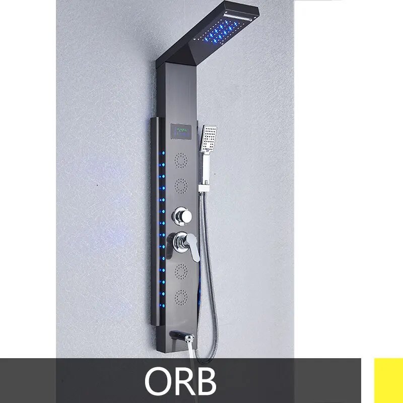 Матовый смеситель для душа hownifety black