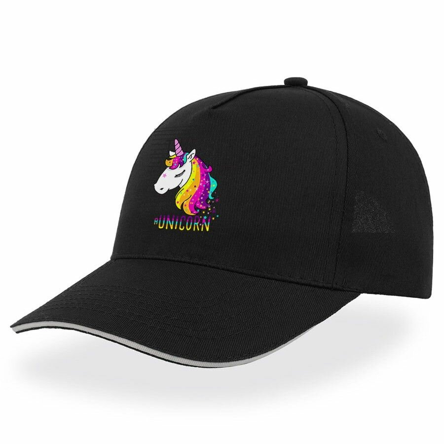 Кепка с Единорогом (Unicorn) черная №2