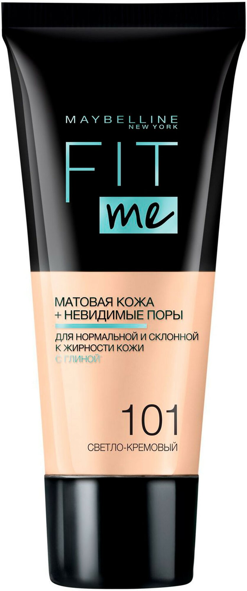 Тональный крем Maybelline Fit me Matte, устойчивый, для холодного типа кожи, 30 мл