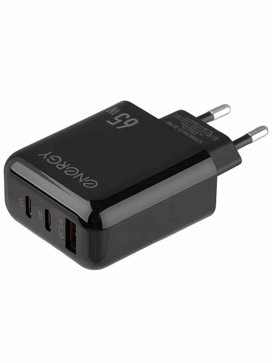 Сетевое зарядное устройство ET-38 PRO 65 Вт черный