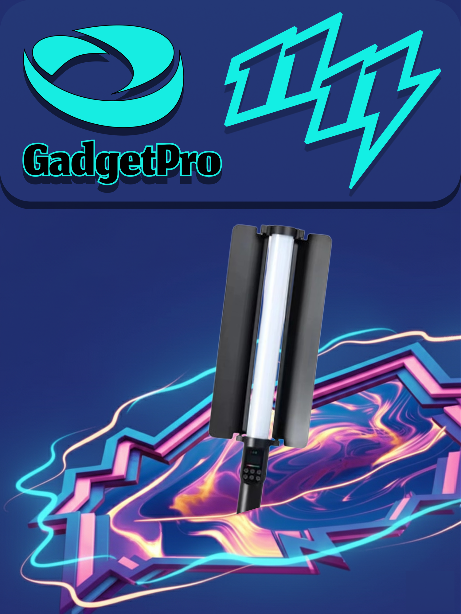 RGB лампа ZG RL 2000: умная светодиодная лампа с аккумулятором 10000 мАч и RGB подсветкой