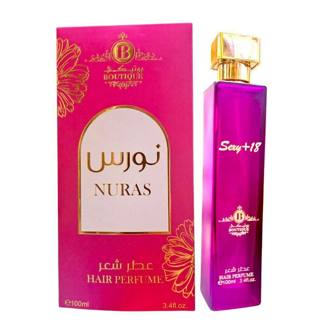 Парфюм Boutique "Nuras Velvet Aura", для волос, легкий, свежий аромат, 100мл