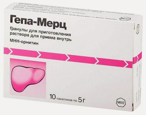 Изображение товара Гепа-Мерц гран. д/приг. р-ра д/вн. приема пак. 5 г №30, орнитин