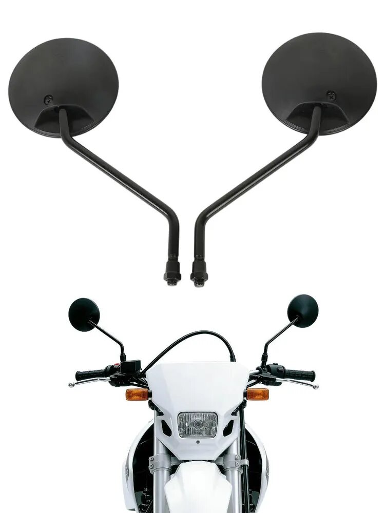 Зеркало заднего вида для Honda XR250 XR200 XR125 XR400 XR600 TLR200 XL100 XR80 XL80 XL80S XL250 MB5 универсальное 10 мм прочное ясное изображение