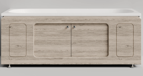 Изображение товара Экран под ванну, раздвижной, 180 см, дуб, орех