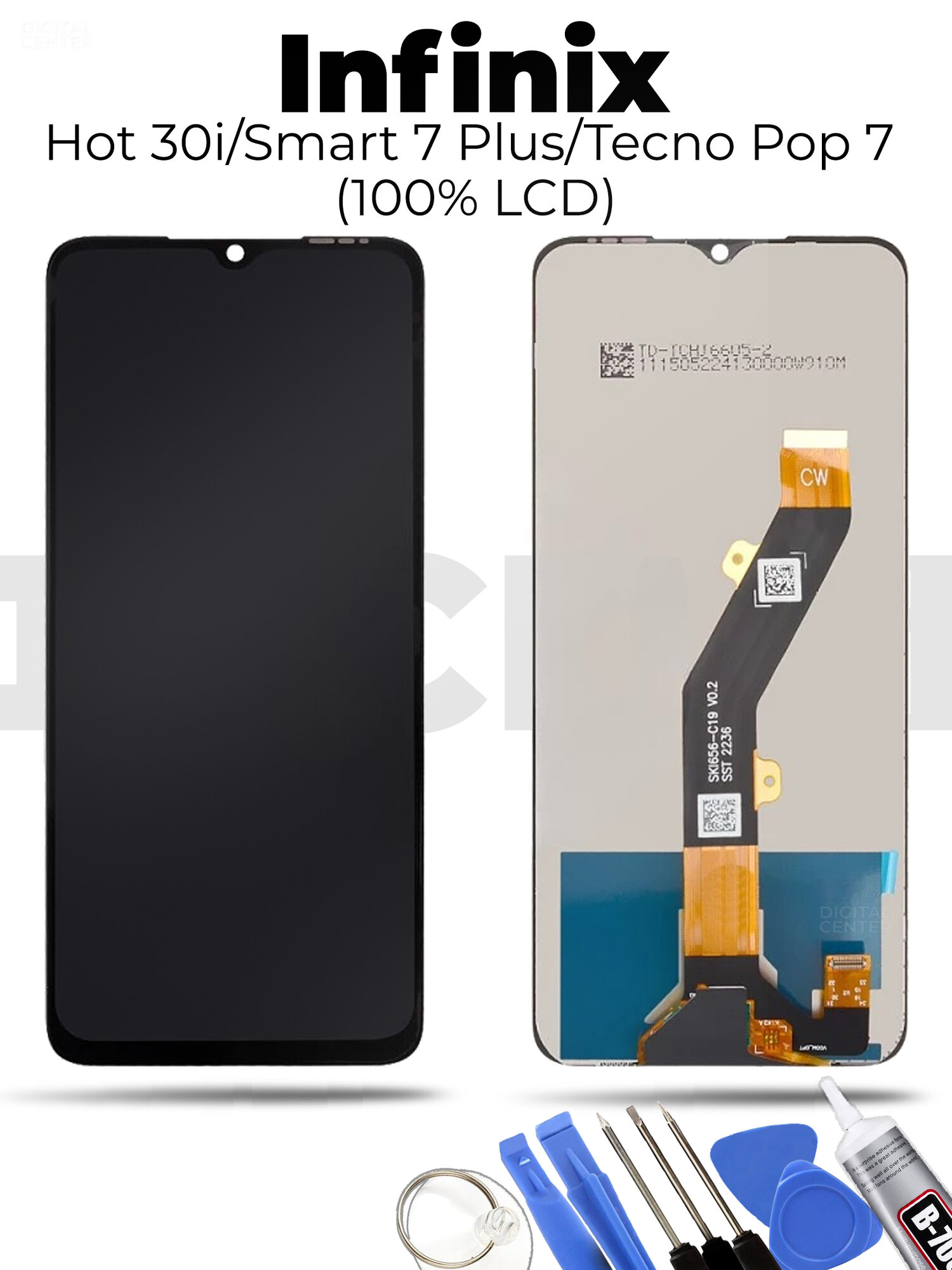 Дисплей для Infinix Hot 30i (X669D) (OR) в сборе с тачскрином