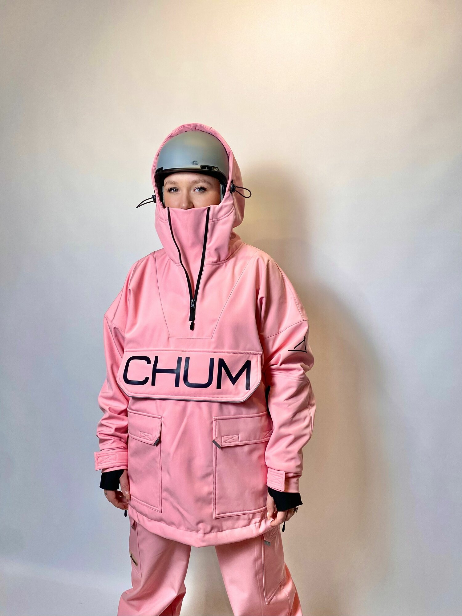 Анорак CHUM WEAR Осень-зима 2025, размер 44, розовый