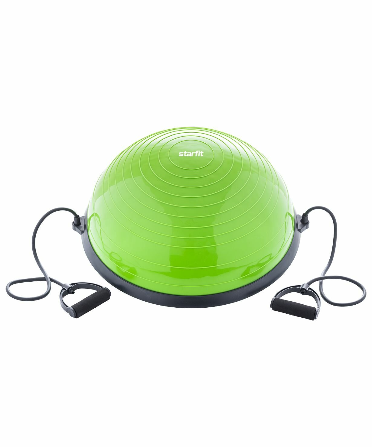 Полусфера "BOSU" GB-501 с эспандерами, с насосом, зеленый