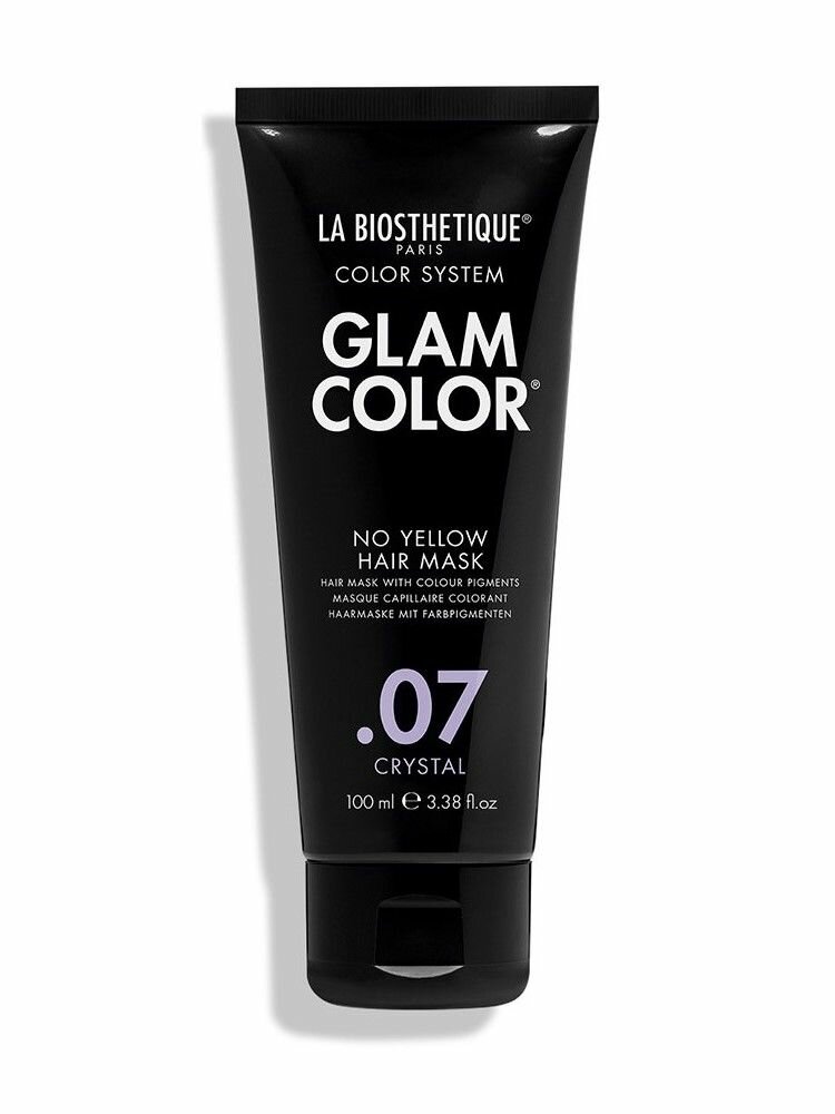 La Biosthetique Тонирующая маска для волос против желтизны Glam Color No Yellow Hair Mask .07 Crystal 100 мл