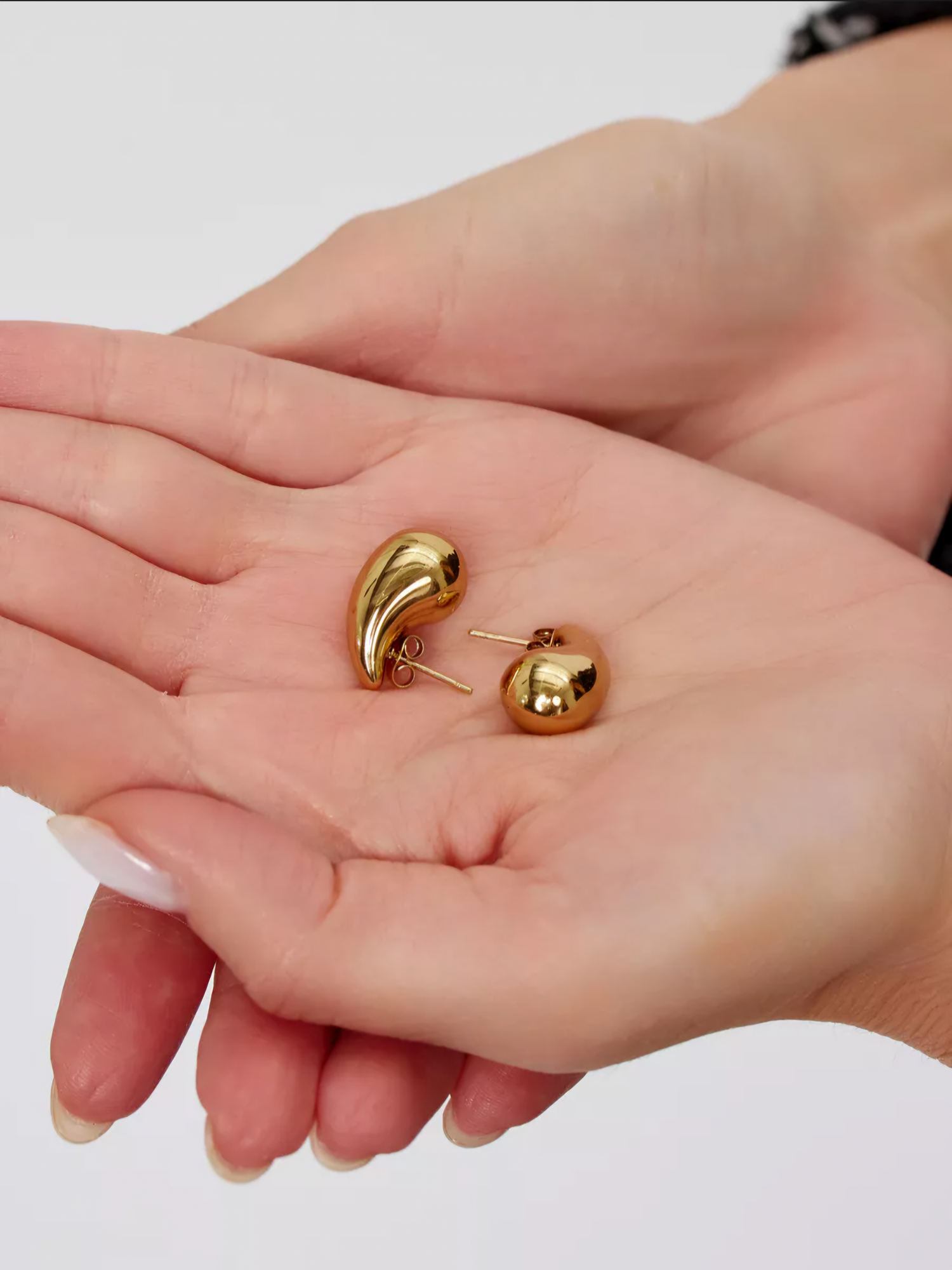 Серьги пусеты, размер 2 мм, нержавеющая сталь — фото 1