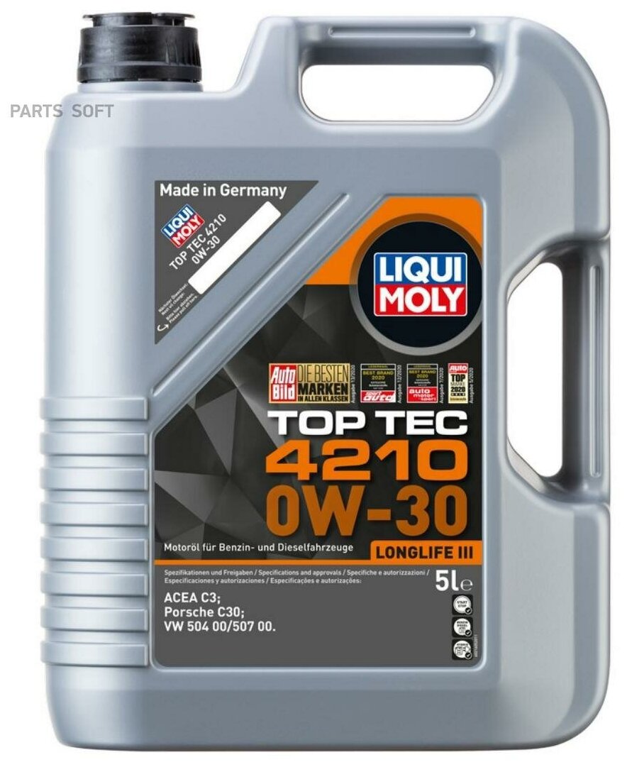 LIQUI MOLY Top Tec 4210 0W-30 5л