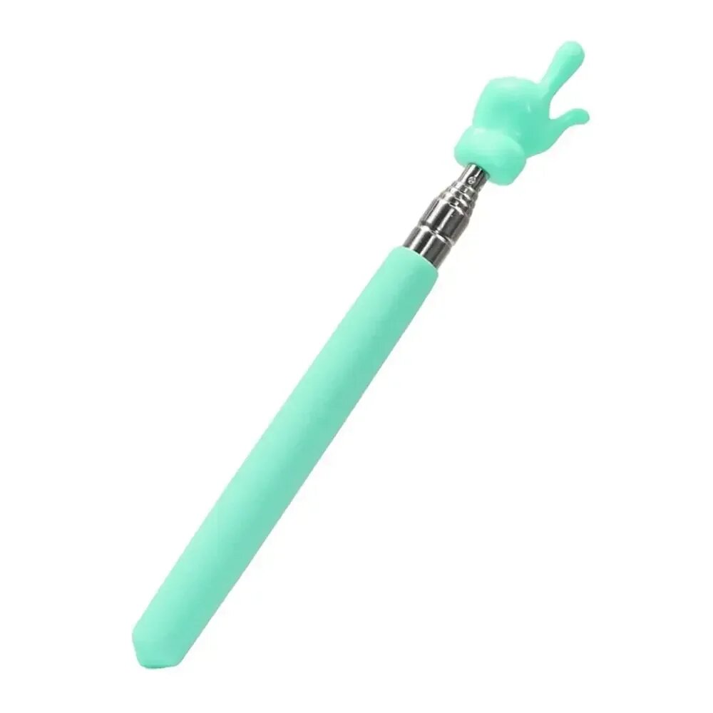 Телескопическая указка из нержавеющей стали Teacher Pointer, C-Green