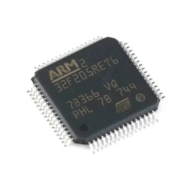 STM32F205VBT6 STM32F205RGT6 STM32F205RFT6 STM32F205RET6 STM32F205RCT6 STM32F205RBT6 STM32F205VFT6 черный пластиковый корпус, STM32F205RET6 — фото 1