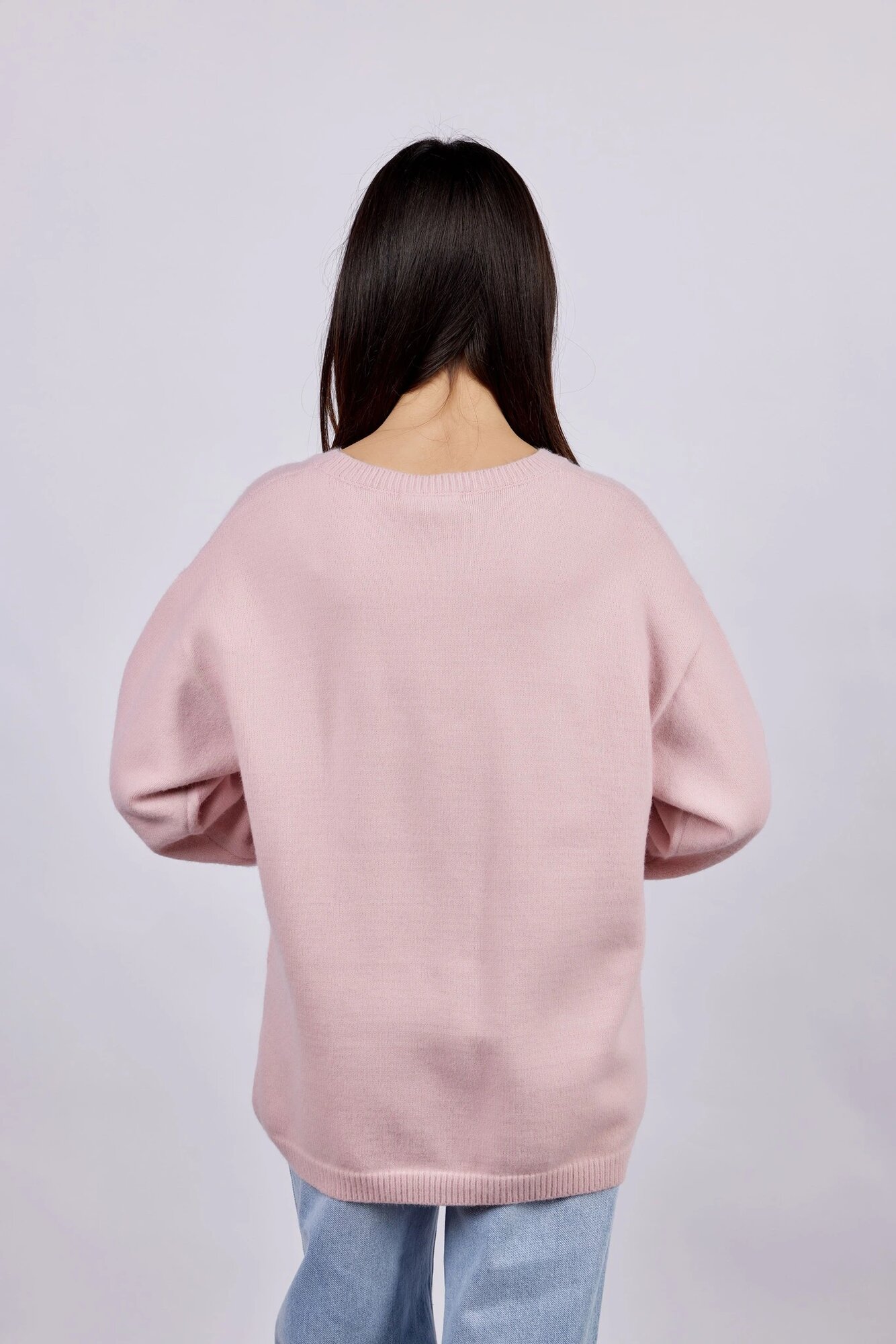 Свитер Selfie, размер XS, , светло-розовый — фото 1