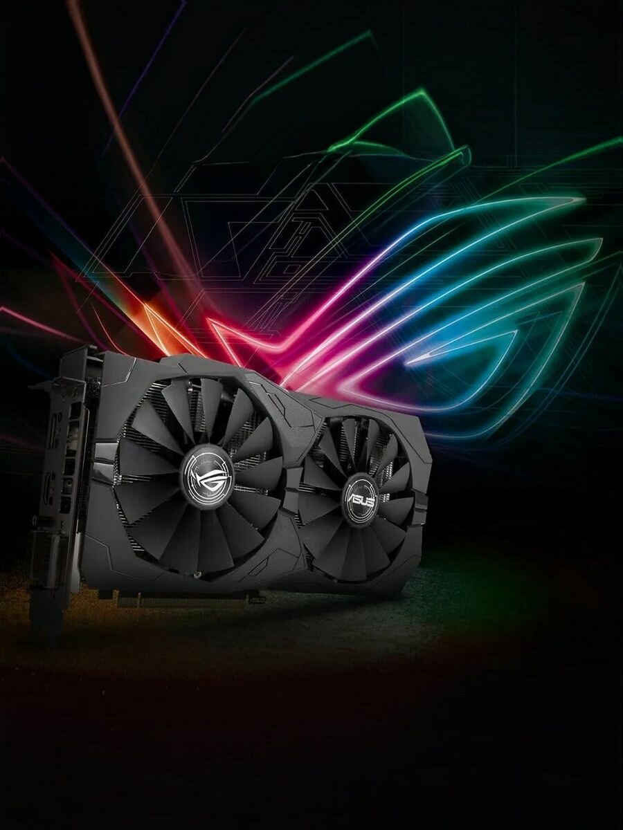 Видеокарта Asus GeForce GTX 1050 Ti STRIX OC 4GB