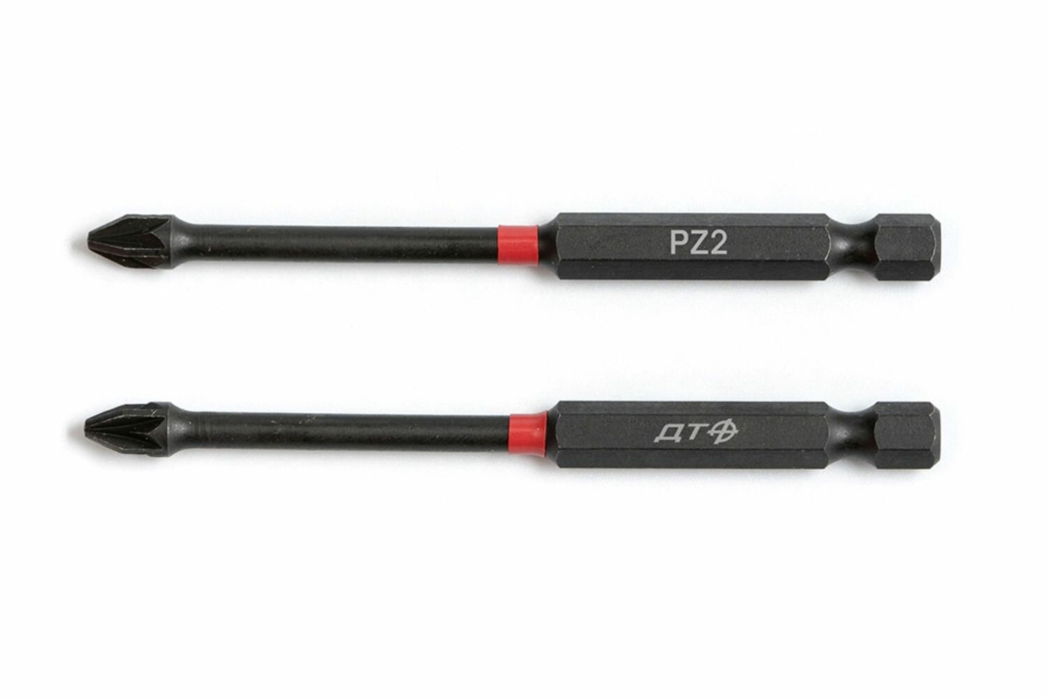 Биты ударные для шуруповёрта 1/4" PZ2 х 90 мм 2 шт, Дело Техники, 793752 — фото 1