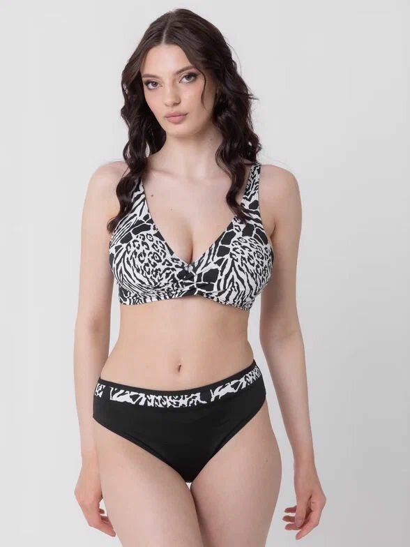 Купальник Atlantic beach Лето 2025, размер 48, черный