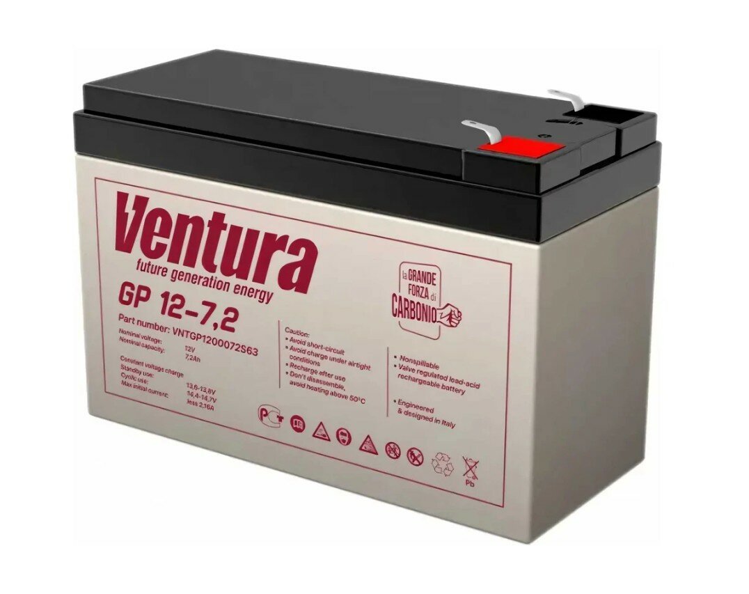 Аккумуляторная батарея Ventura GP 12-7,2 (12 В, 7.2 Ач)