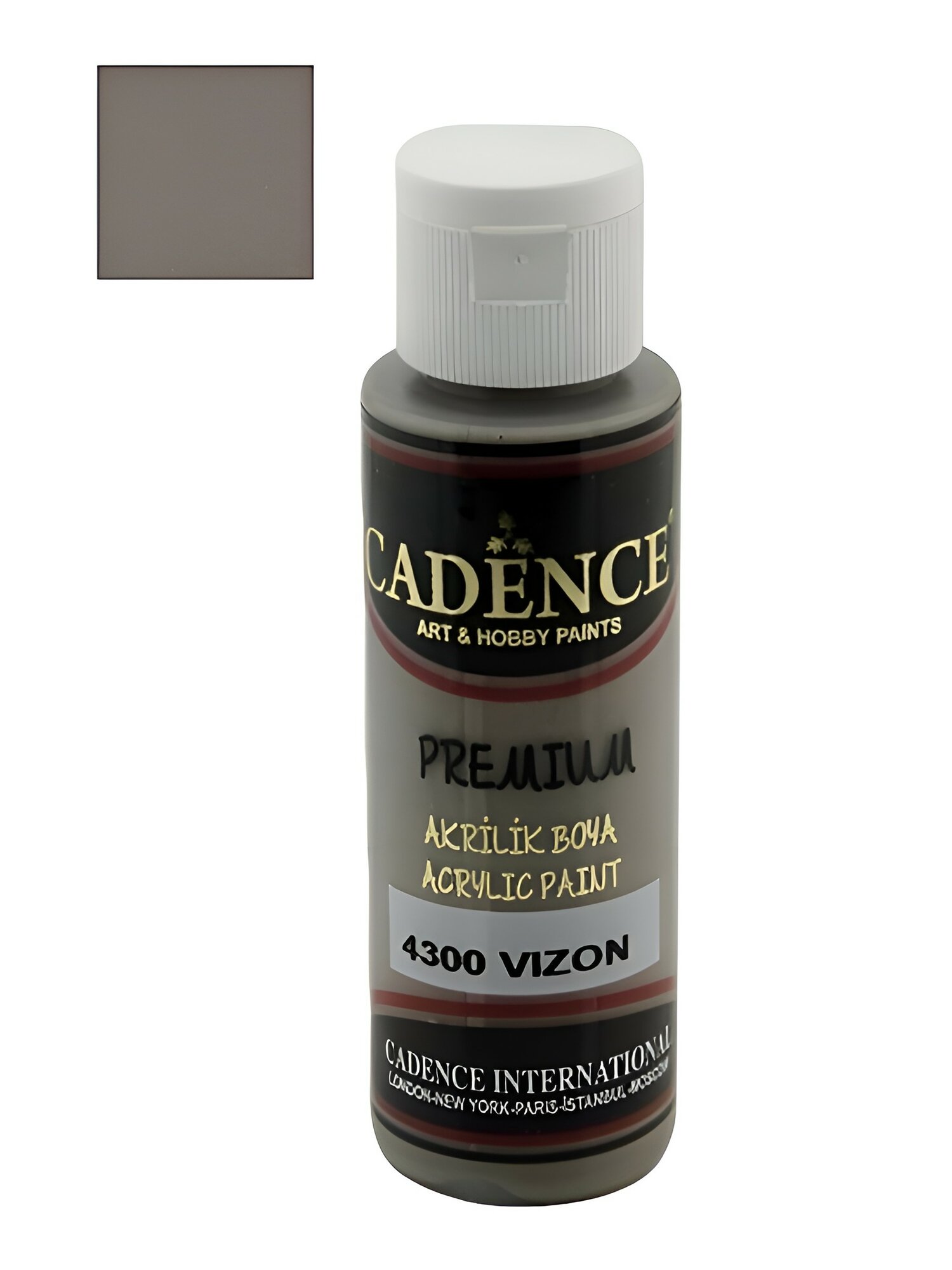 Акриловая краска Cadence Premium Acrylic Paint, 70 мл. Mink-4300