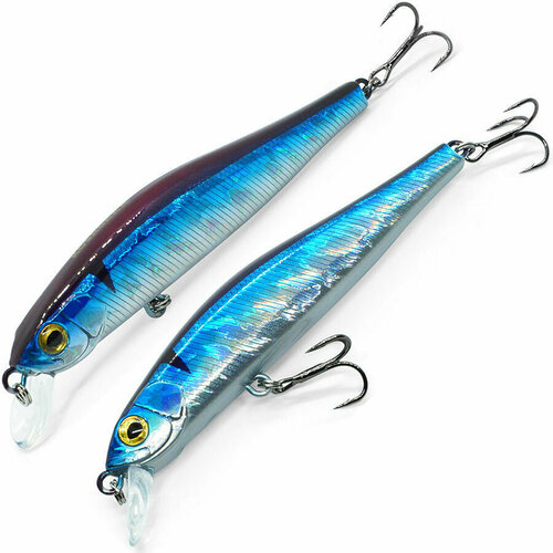 Воблер Kosadaka WINS XS 90SP суспенд, 90мм, 10.6г, 0.5-1.5м, цв. BLU