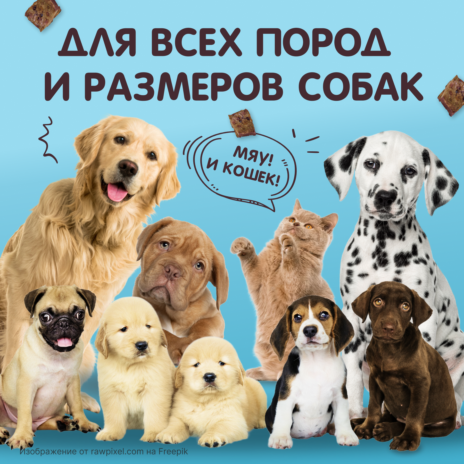 Лакомство WOOFA "Говяжье лёгкое", для всех пород, размер XXS, 100 г — фото 1