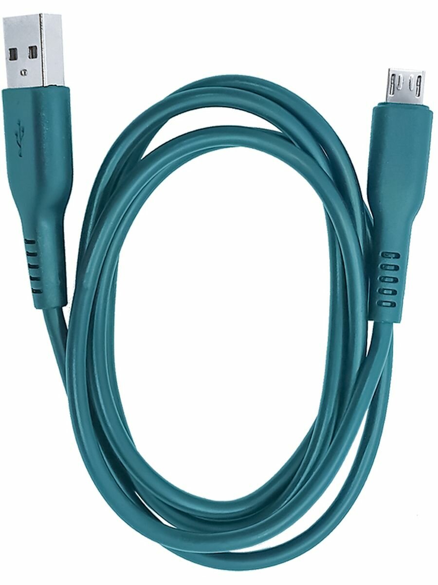 Кабель GAL USB to microUSB 1m Выходная сила тока 2 А цвет синий