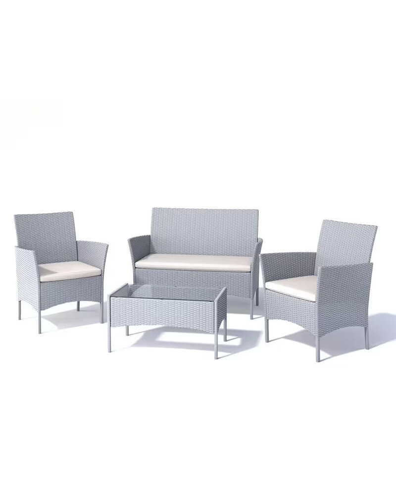 Комплект садовой мебели уличной для пикника и дачие Набор из четырех частей