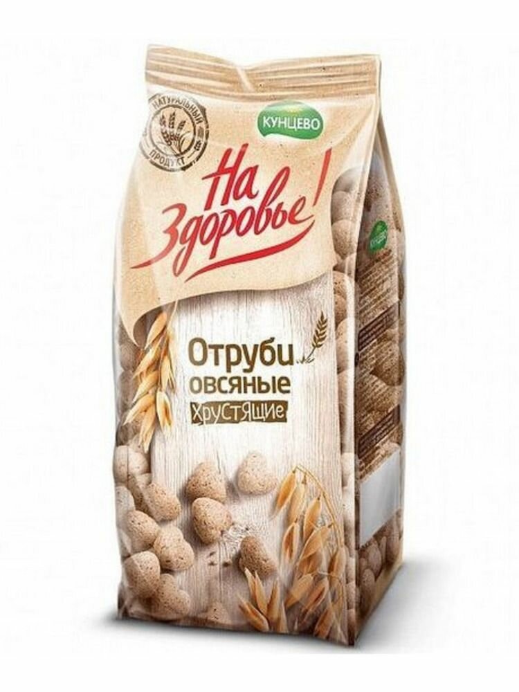 Картинки Кунцево Отруби хрустящие Овсяные На здоровье! 175 г, 6 уп