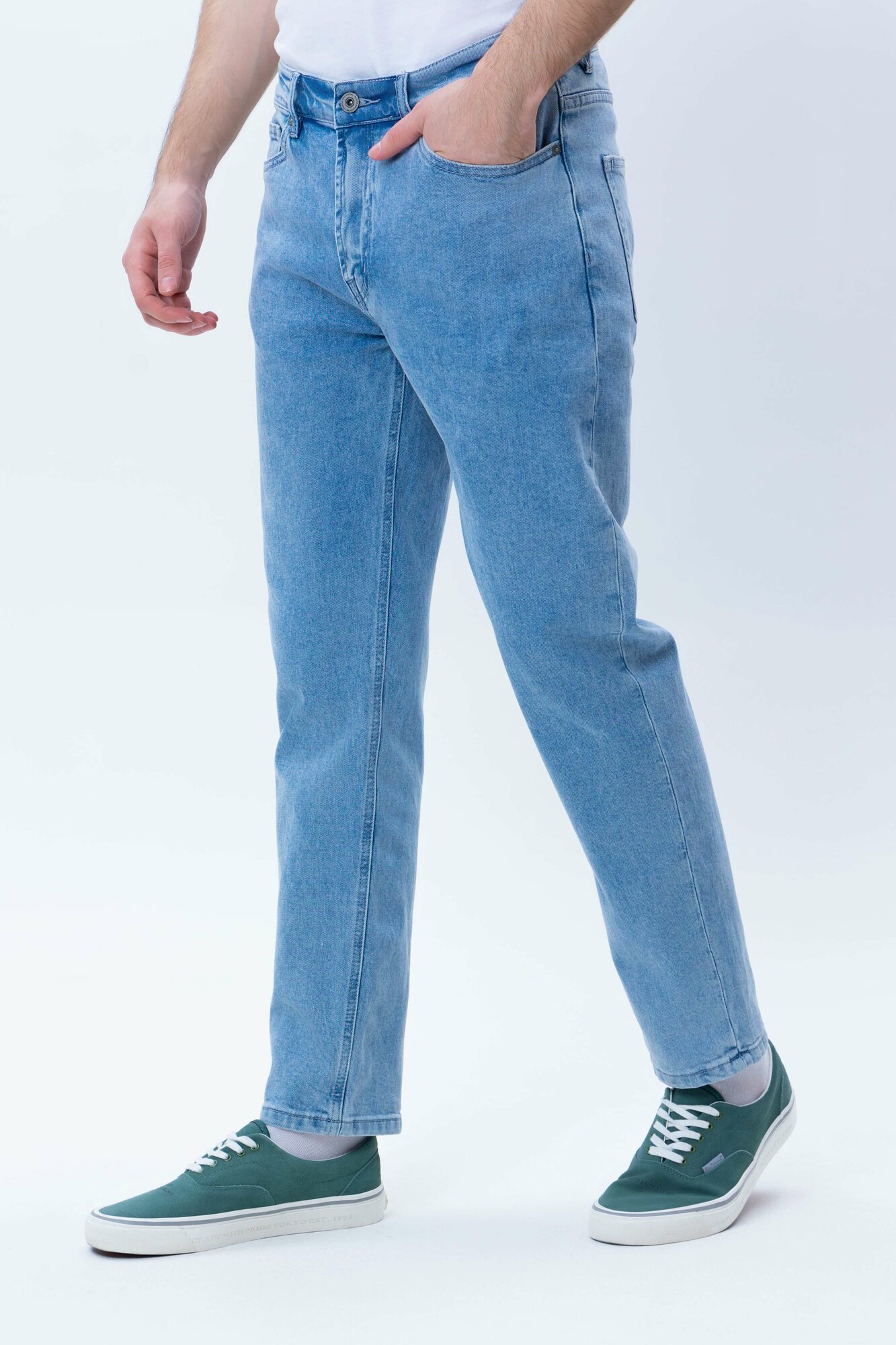 Джинсы зауженные TERRA PRO, размер 30, light blue — фото 1