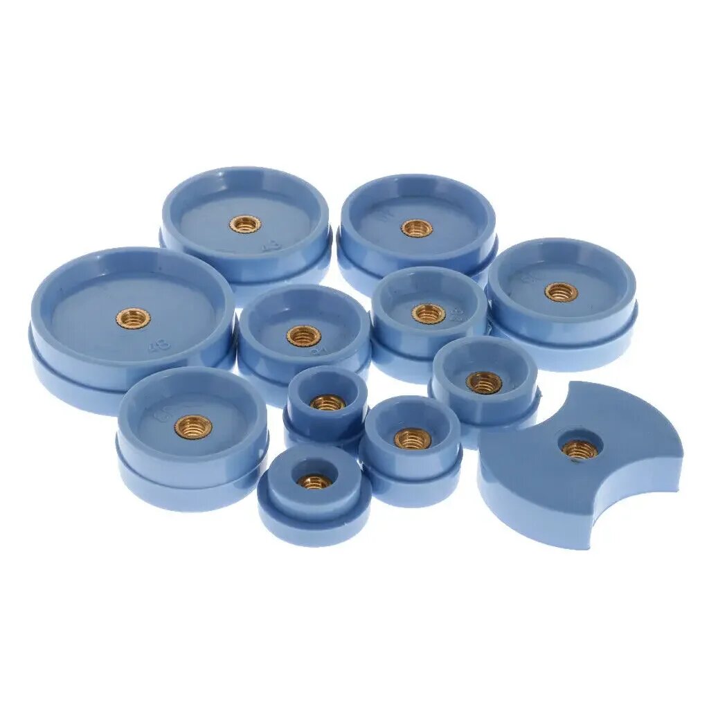 12 шт матрица для крепления хрустального стекла задняя часть корпуса часов открывалка инструмент для ремонта набор штампов замена для часовщика