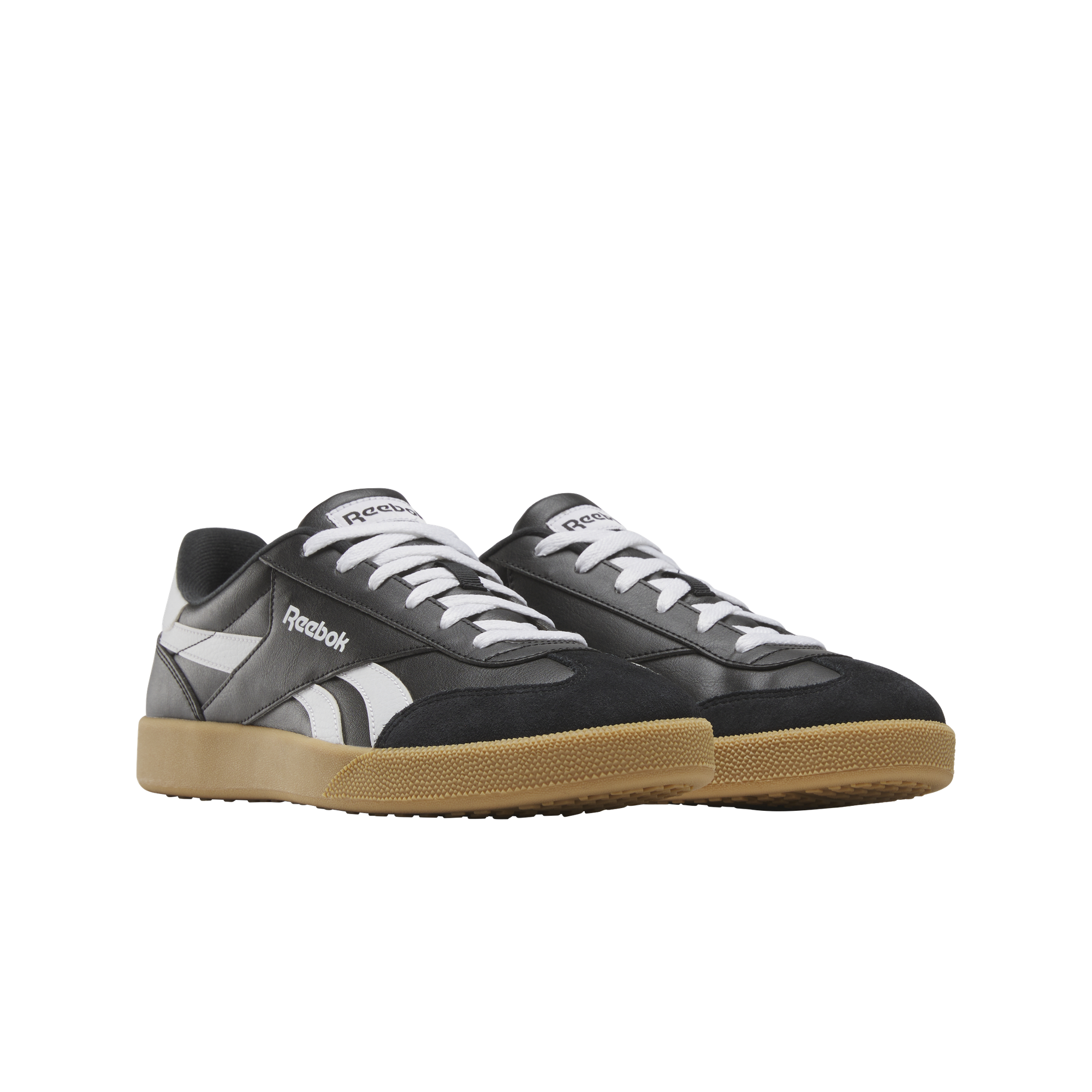 Кеды Reebok Smash Edge, размер 6 US, черный/белый/коричневый — фото 1