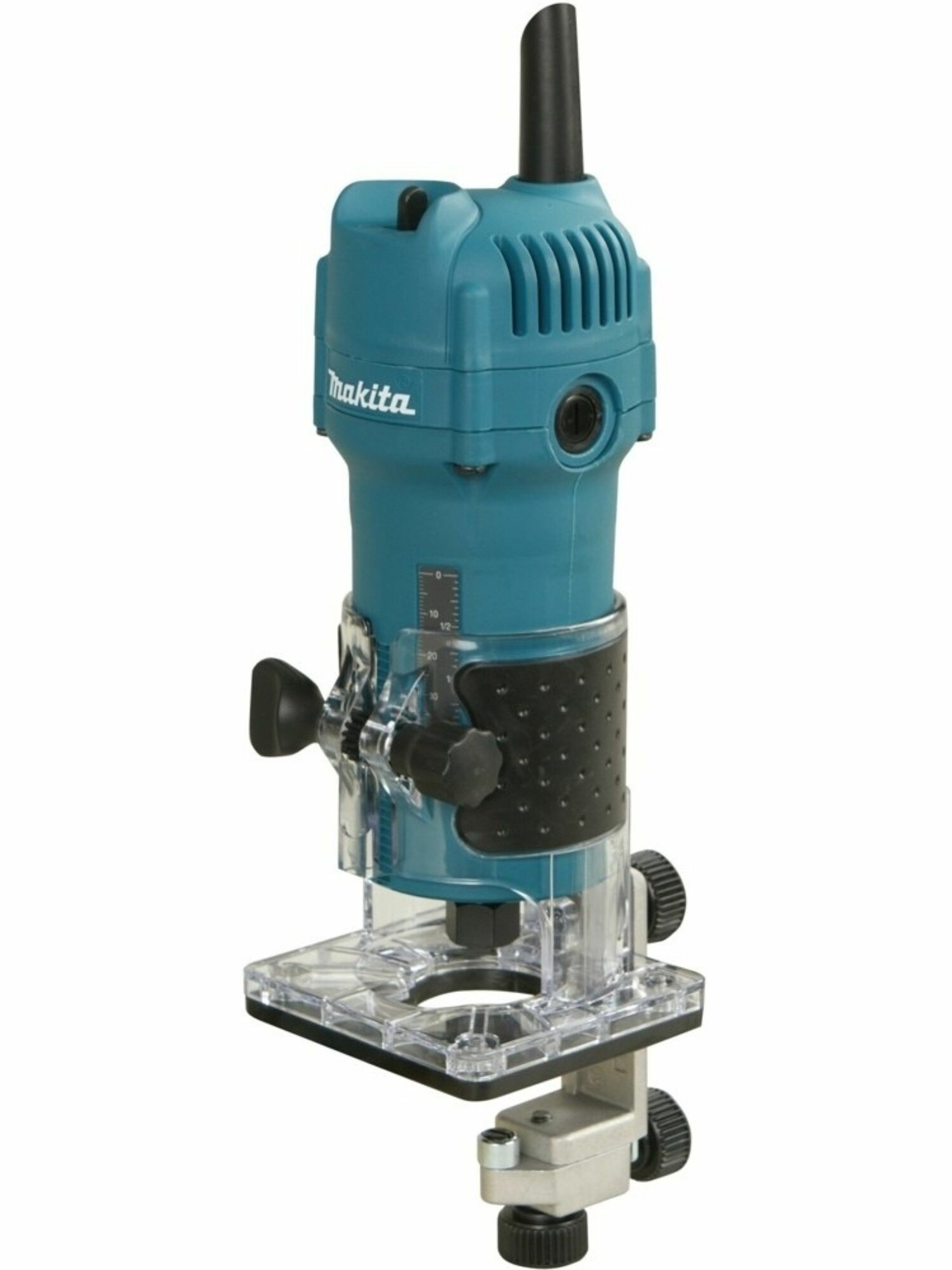 Фрезер Makita 3709 кромочный 530 Вт макс. скорость 30000 об/мин (Цвет: Blue)