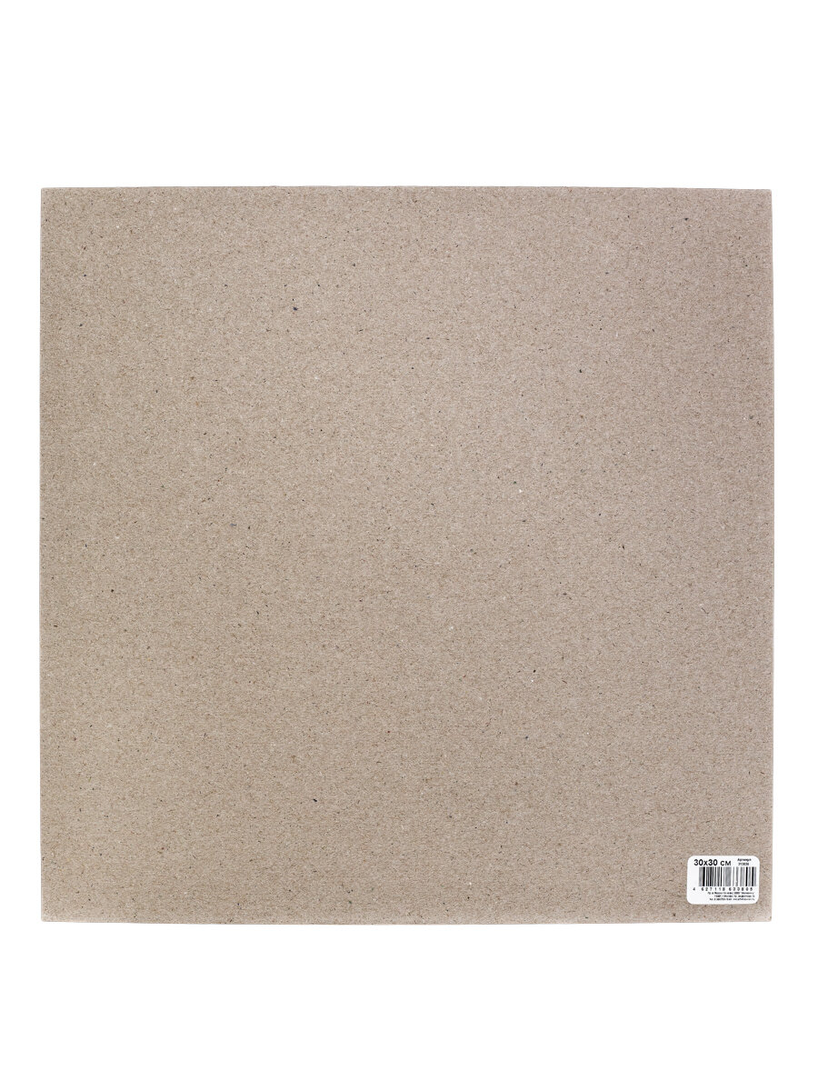 Набор картон грунтованный односторонний, Малевичъ, 30х30 см, 5 шт — фото 1