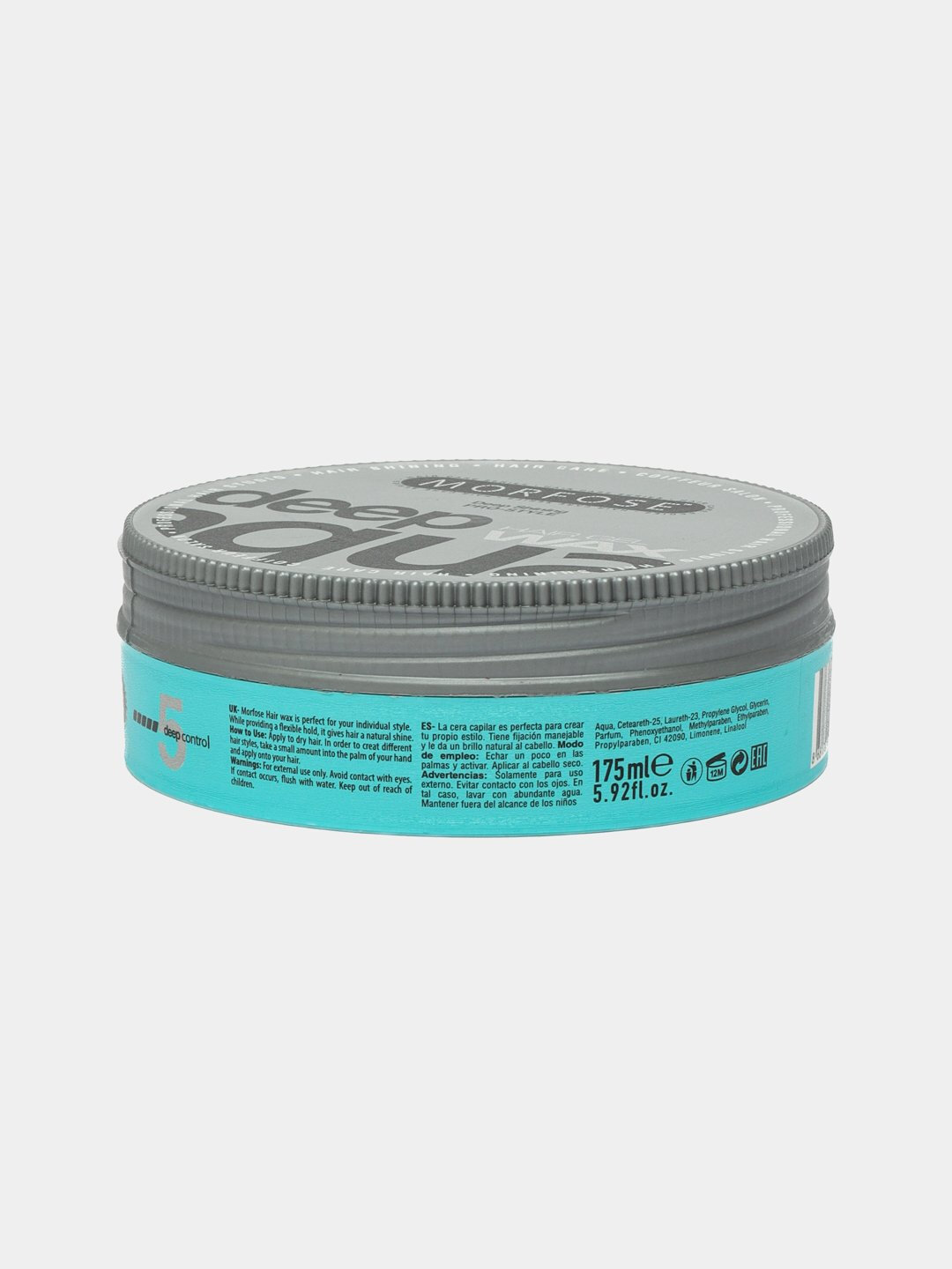 Гель-воск для всех типов волос Morfose Wax Deep Aqua, мегафиксация, 175 мл — фото 1