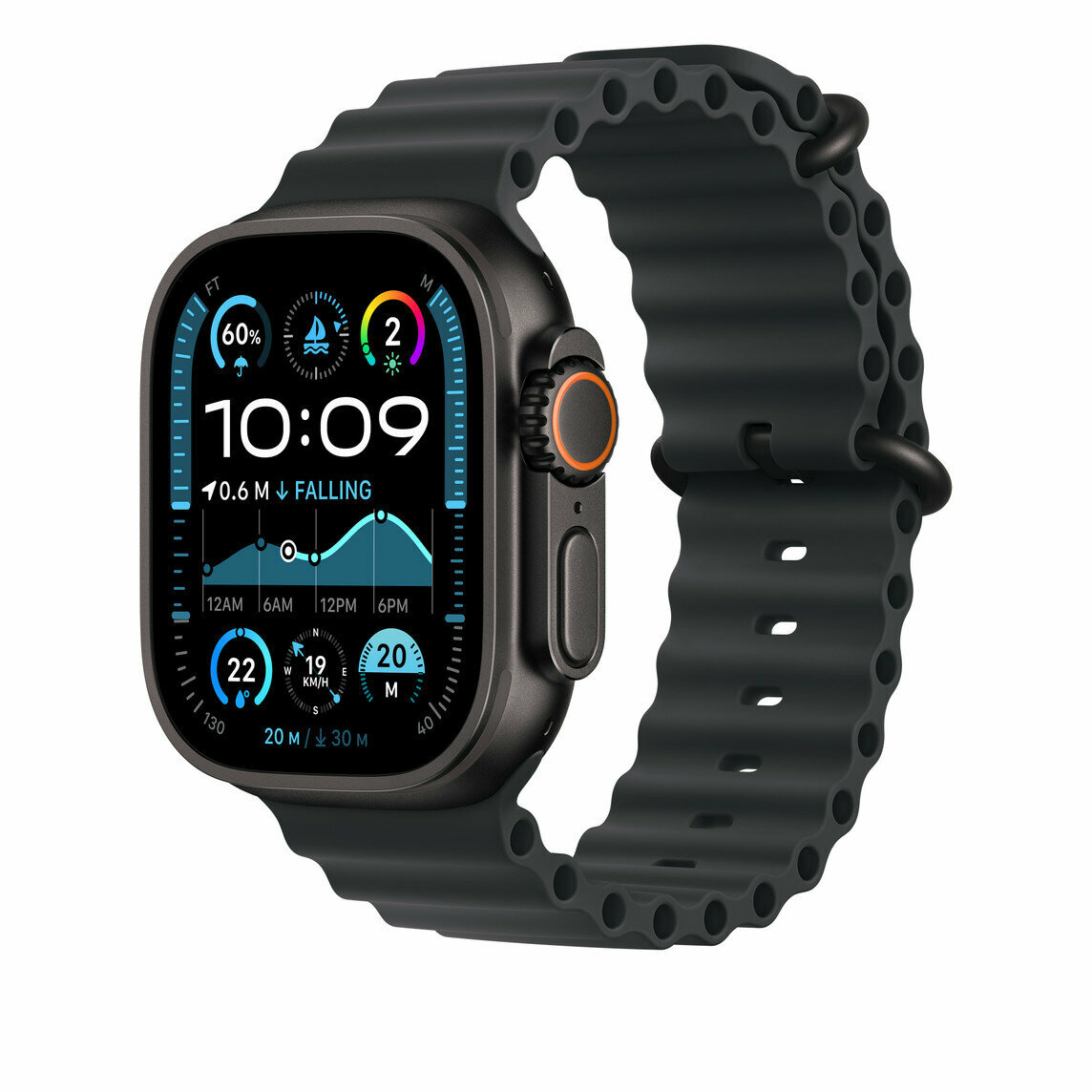 Умные часы Apple Watch Ultra 2 (2024) 49 MM Black Ocean Black