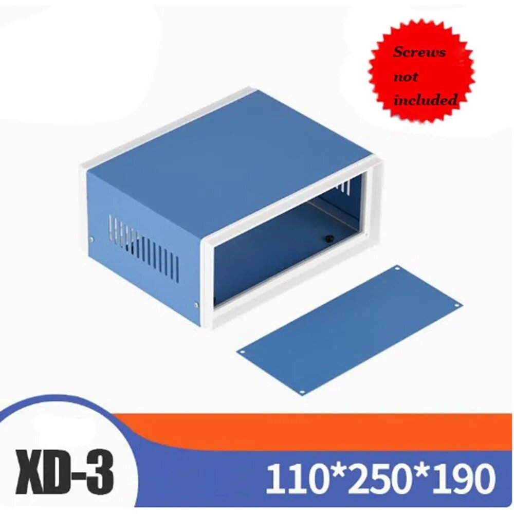 Металлическая распределительная коробка Junction Box синяя белая