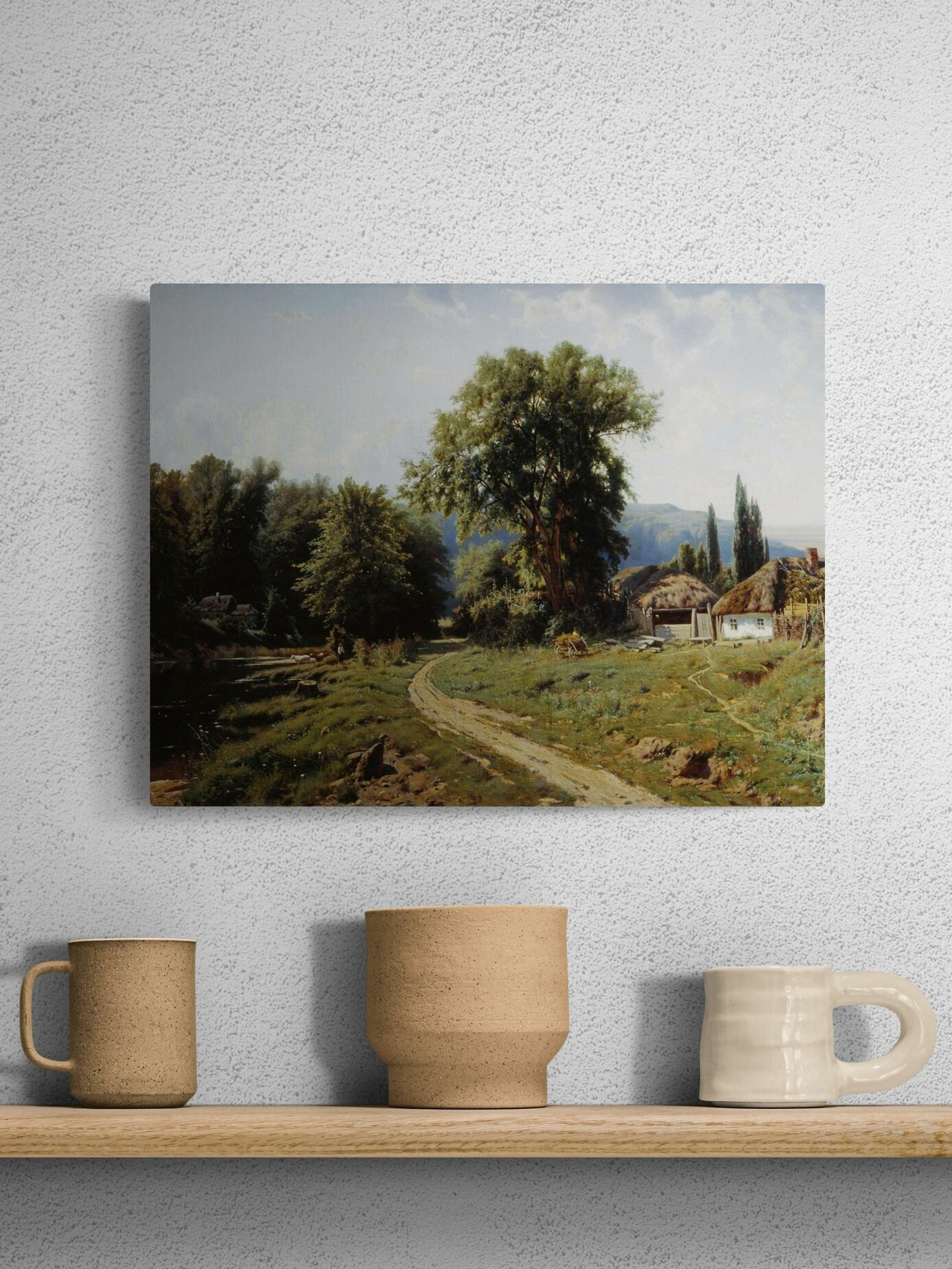 Крыжицкий Константин Яковлевич "Хутор в Малороссии" 40х30 см — фото 1