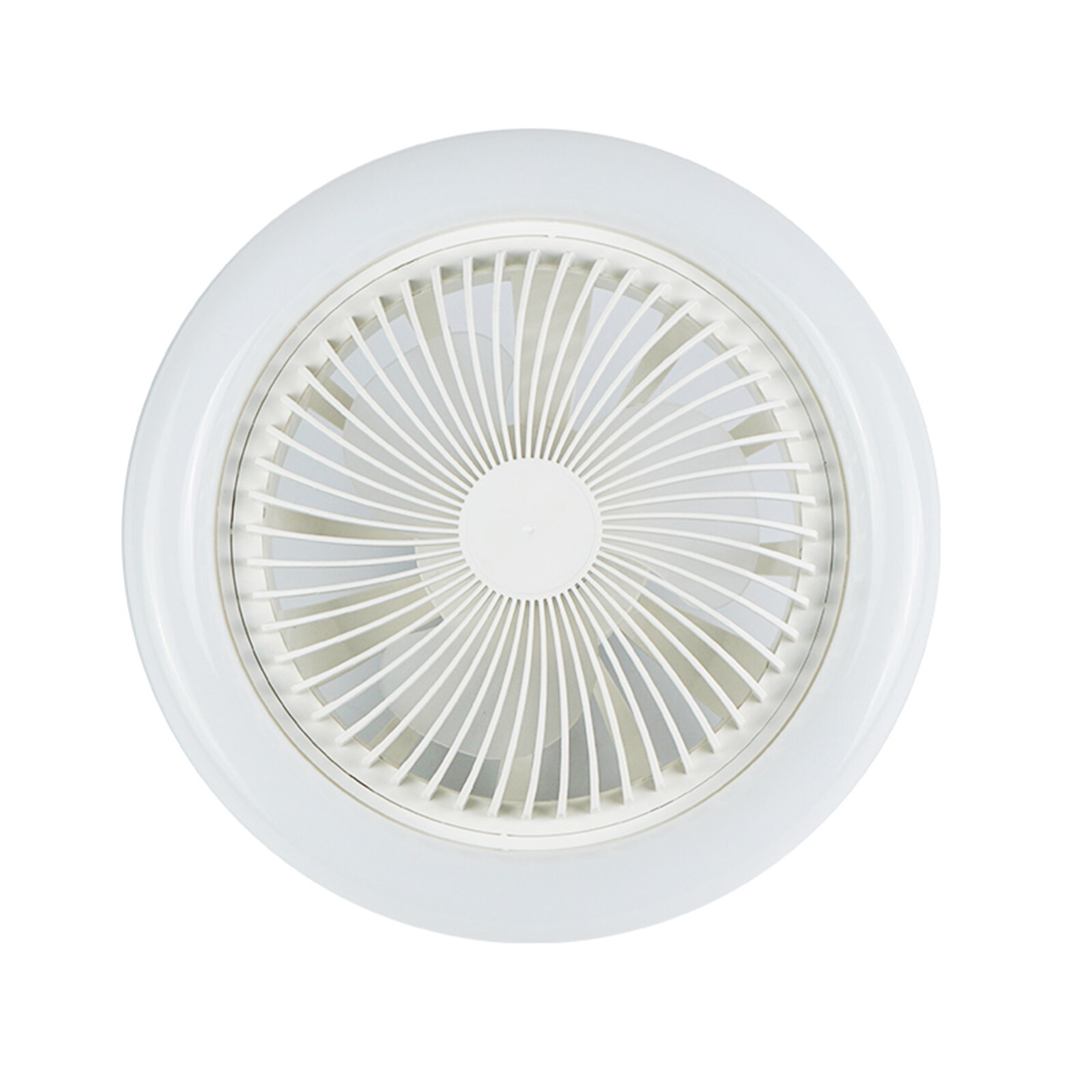 E27 Lamp Head Ceiling Dual-purpose Fan 3-Gear Adjustment Small Light for Kids Room Bedroom