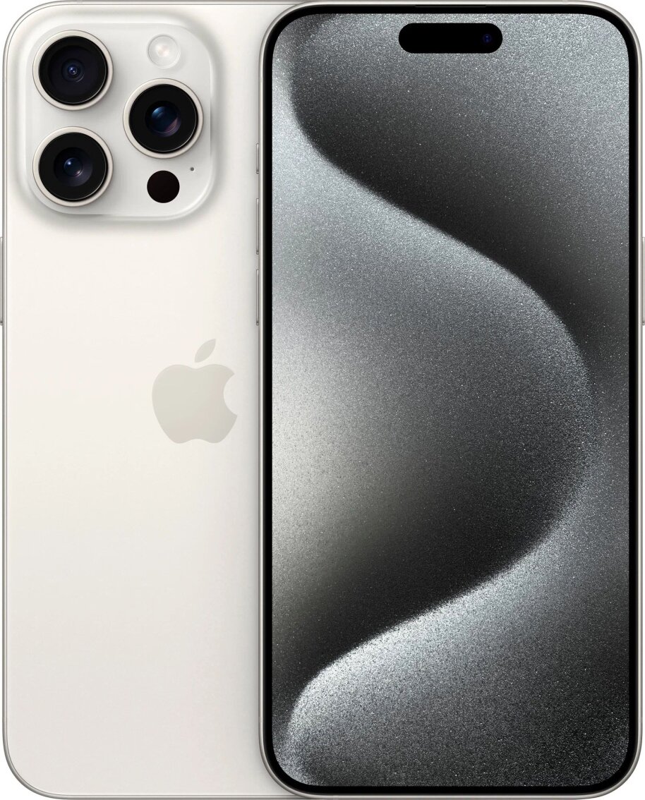 Смартфон Apple iPhone 15 Pro Max, 256Gb, nano SIM+eSIM, White (Белый)