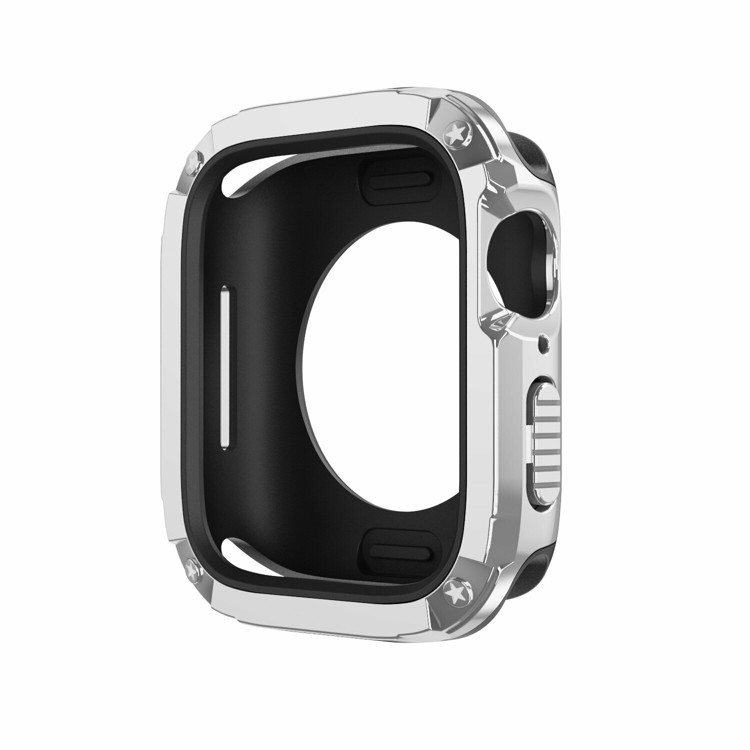 Чехол для Apple Watch, серебристый, 44-45 мм
