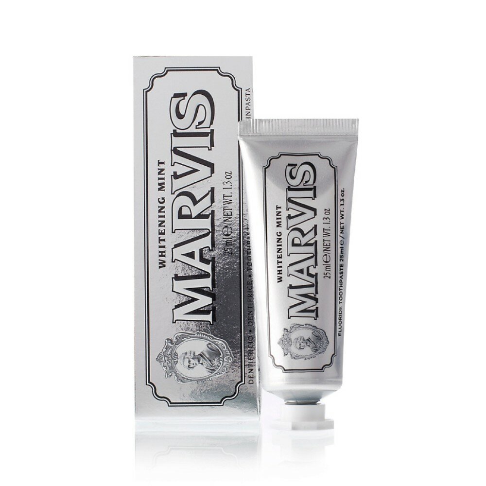 Зубная паста Marvis "Whitening Mint" отбеливающая, для комплексного ухода, 25 мл