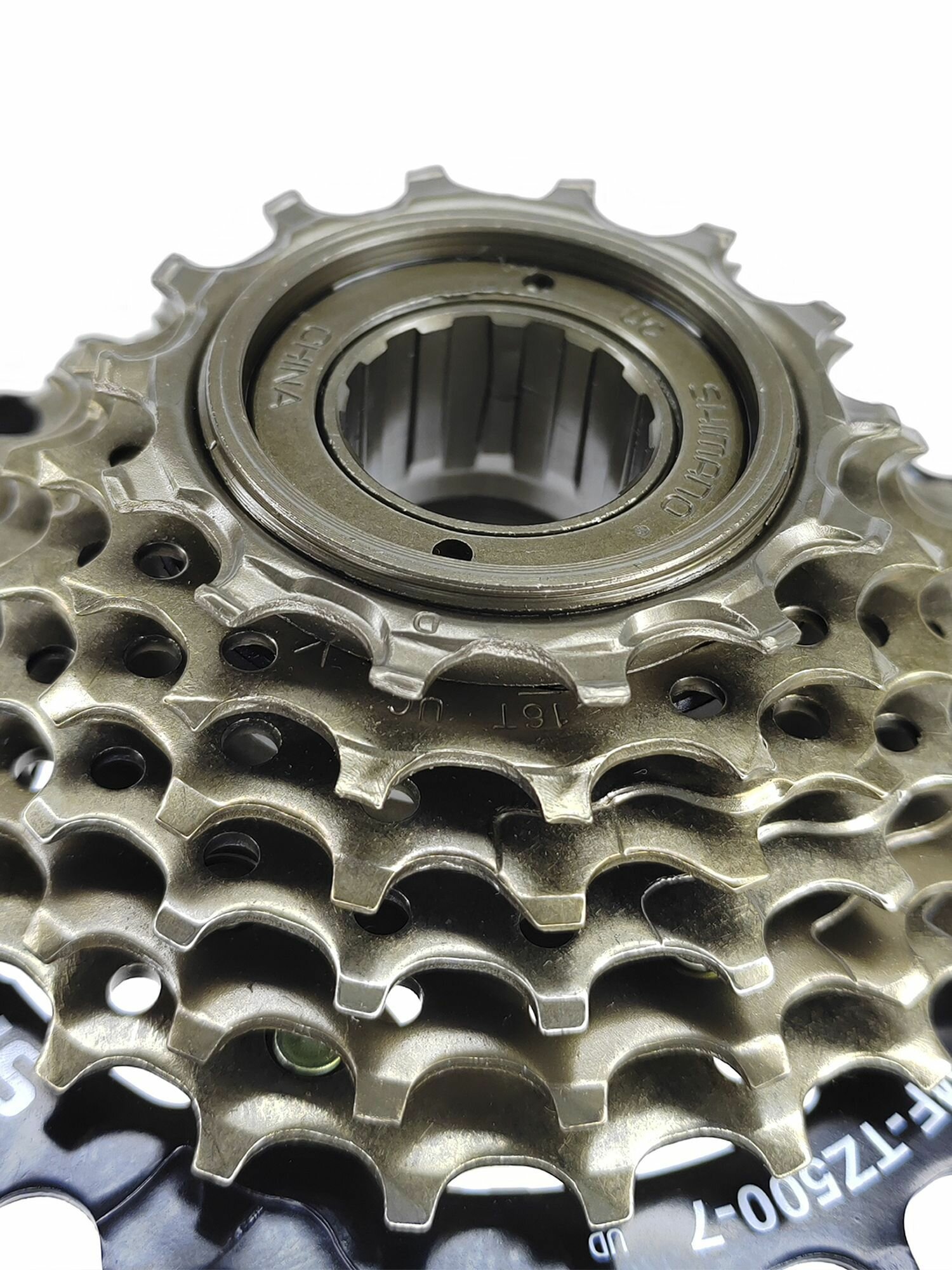 Shimano Трещотка велосипедная MF-TZ500, 14-28, 7 скоростей, без защиты — фото 1