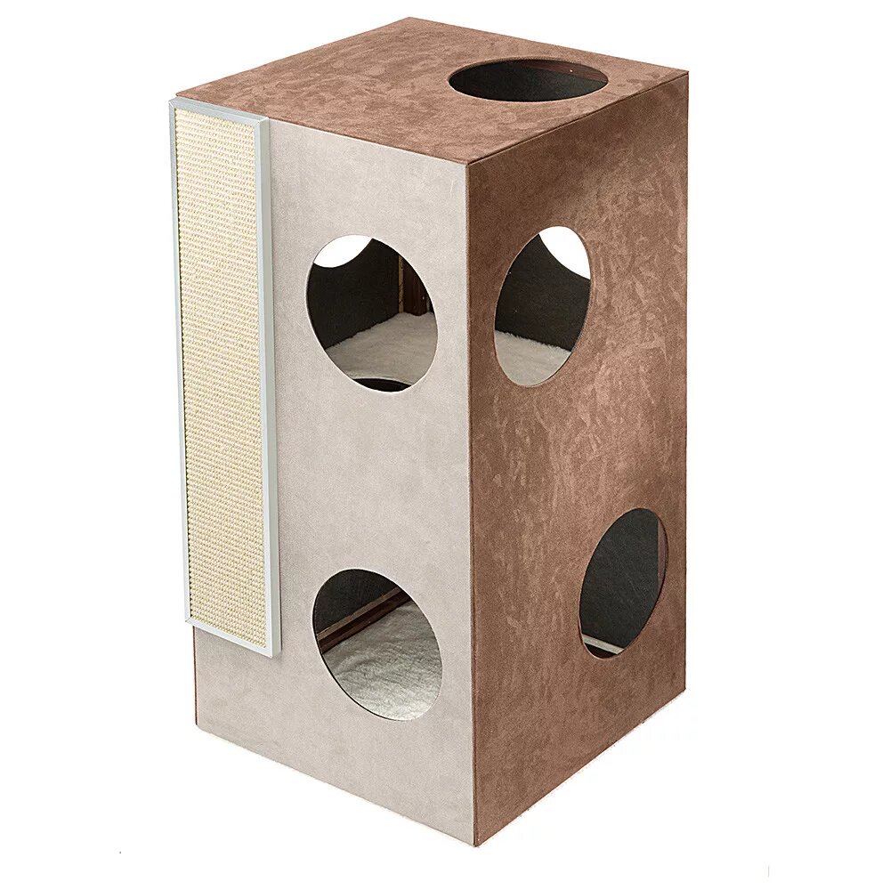 Спальноигровой комплекс Ferplast Kubo 2 для кошек 45х47х89 см