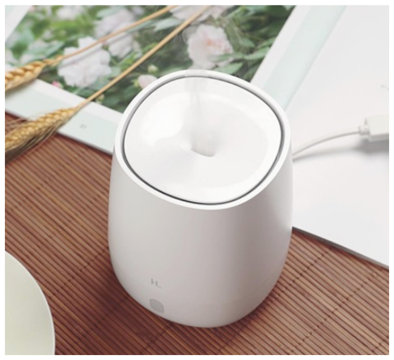 Изображение Увлажнитель Xiaomi, ароматизатор воздуха, аромадиффузор, увлажнитель белого цвета с подсветкой