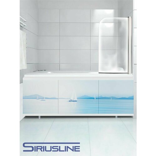 Экран под ванну 150 см цвет Льдинки пластик профиль 5892₽