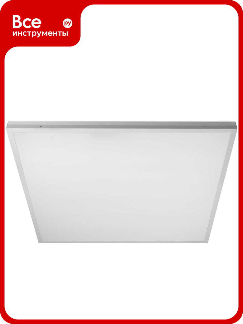 Светодиодный светильник Jazzway настенно-потолочный PPL 595/U OPAL 40Вт 6500K 3400лм 25мм ДВО/ДПО панель универсальная встроенный драйвер 5018228